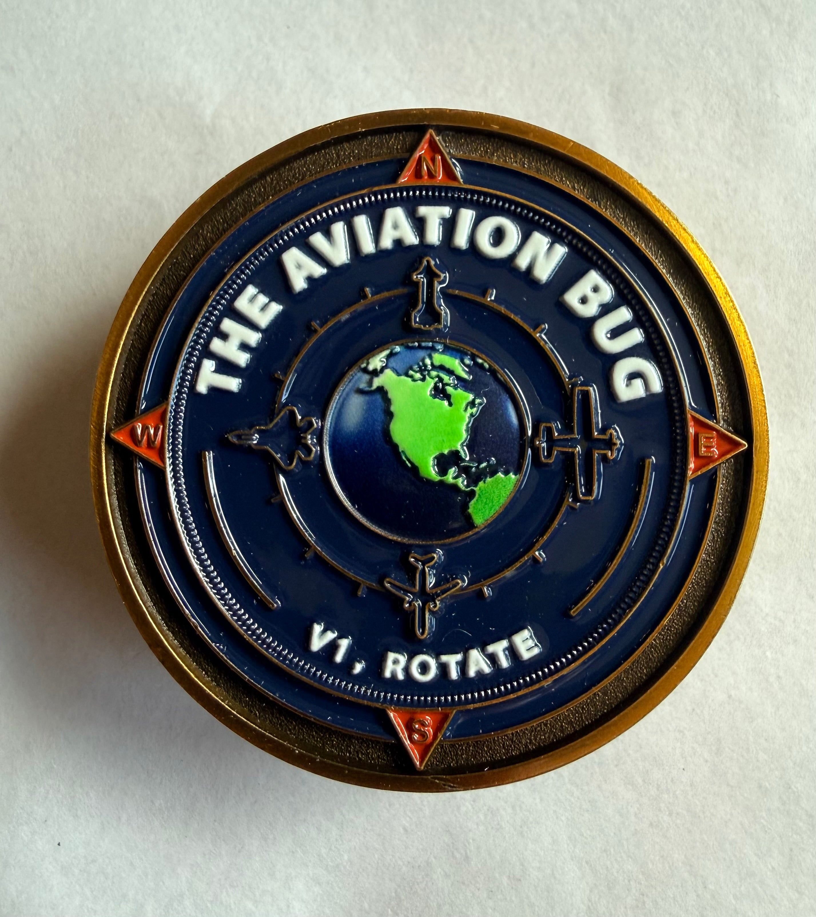 “ The Aviation Bug” Challenge Coin